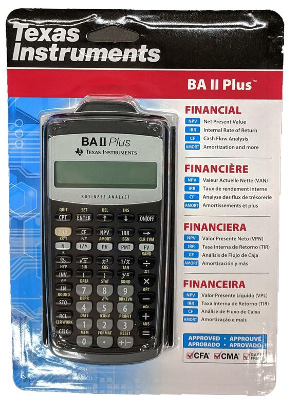 033317071784 Calculator Ba-11 Plus Financial