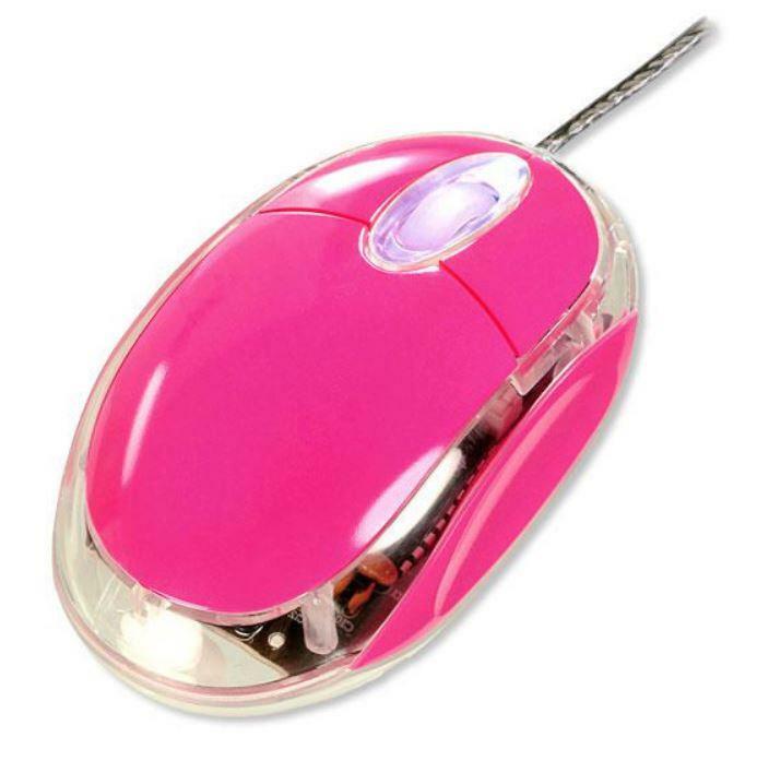 77670434989 Optical Usb Mouse Pink