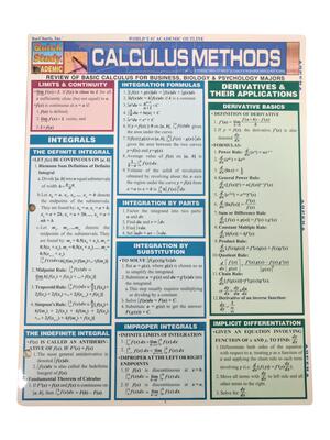 Calculus Methods