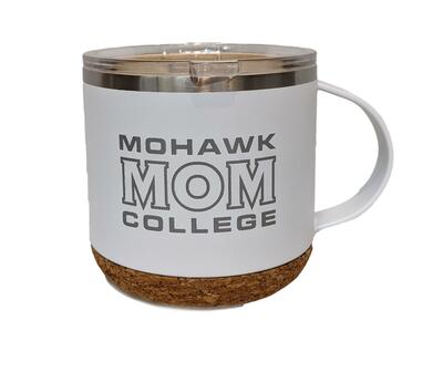 Cork Mom Mug White