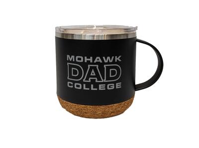 Cork Dad Mug Black