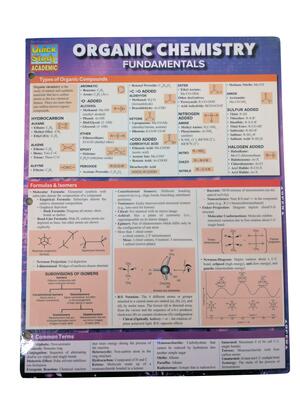 Organic Chem Fund Ref Card